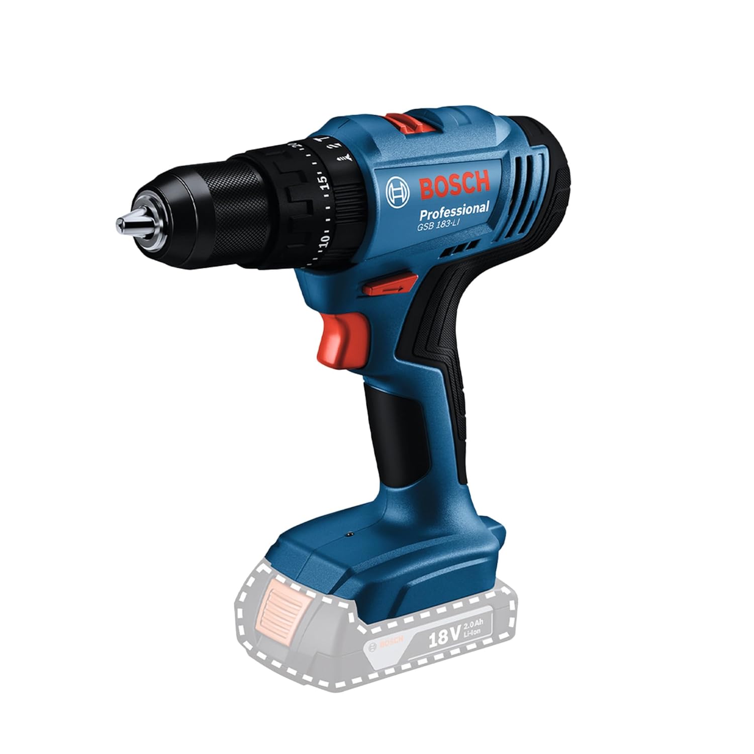 BOSCH GSB 183-Li Cordless Battery Powered Impact Drill/Drivers With 1 Battery
