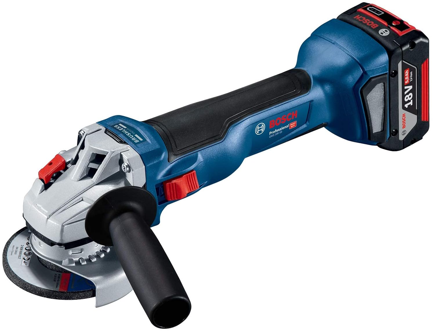 Bosch GWS 18V-10 Heavy Duty Cordless Angle Grinder